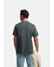 Silbon Camiseta Silbon flock verde oscuro