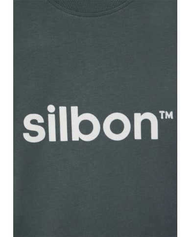 Silbon Camiseta Silbon flock verde oscuro
