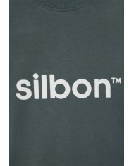 Silbon Camiseta Silbon flock verde oscuro