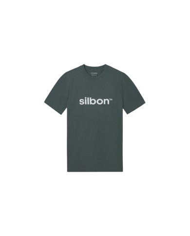 Silbon Camiseta Silbon flock verde oscuro