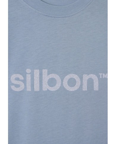 Silbon Camiseta Silbon flock azul indigo