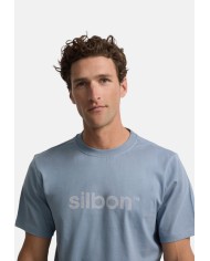 Silbon Camiseta Silbon flock azul indigo