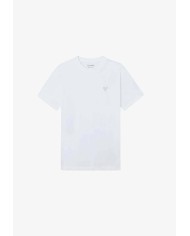 Silbon Camiseta raquetas lettering blanca