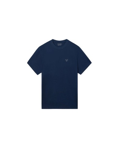 Silbon Camiseta raquetas lettering azul marino