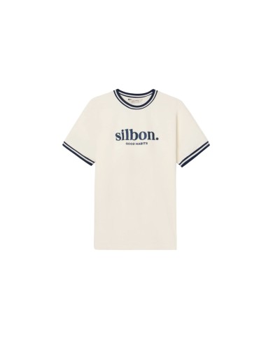 Silbon Camiseta good habists azul marino