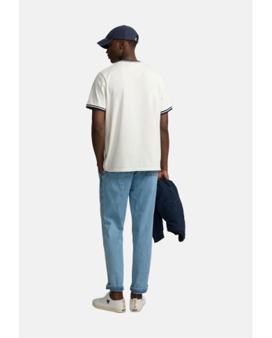 Silbon Camiseta good habists azul marino