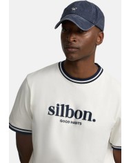 Silbon Camiseta good habists azul marino