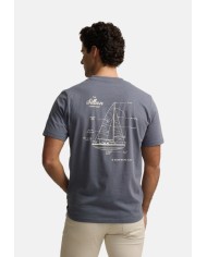 Silbon Camiseta luxury boat azul indigo