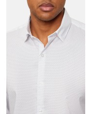 Calvin Klein Camisa Slim UNTK Kinetic STR Print
