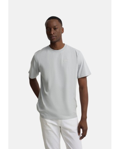 Silbon Camiseta hotel bleu gris azul