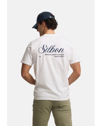 Silbon Camiseta Silbon creative dept blanco