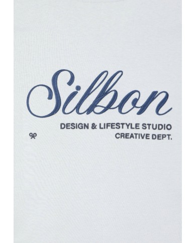 Silbon Camiseta Silbon creative dept azul claro