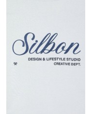 Silbon Camiseta Silbon creative dept azul claro