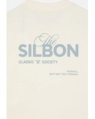 Silbon Camiseta special fit Silbon classic society crema