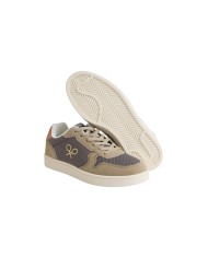 Silbon Zapatilla bicolor verde gris