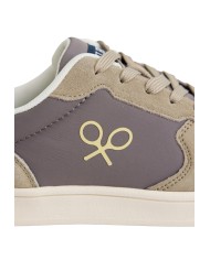 Silbon Zapatilla bicolor verde gris