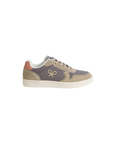 Silbon Zapatilla bicolor verde gris