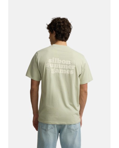 Silbon Camiseta summer games verde claro