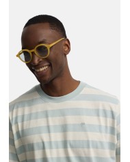 Silbon Camiseta minilogo rayas Aguamarina