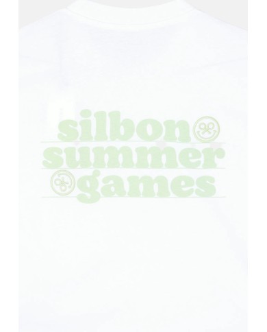 Silbon Camiseta summer games blanco