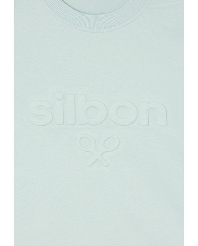 Silbon Camiseta Silbon relieve tono aguamarina