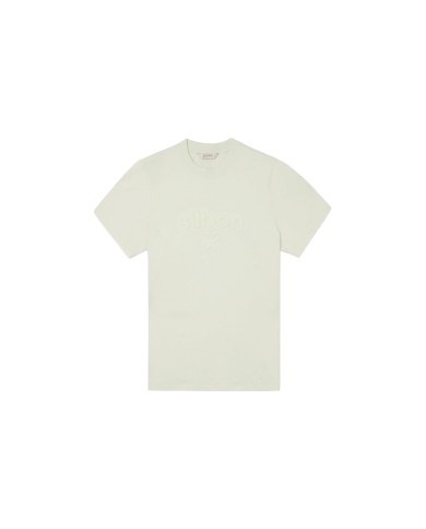 Silbon Camiseta Silbon relieve tono verde claro