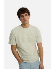 Silbon Camiseta Silbon relieve tono verde claro