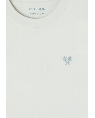 Silbon Camiseta apres tennis verde claro
