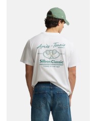 Silbon Camiseta apres tennis blanco