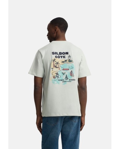 Silbon Camiseta Silbon cote aguamarina