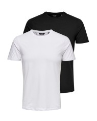 Only&Sons Camiseta Basica Onsbasic Pack 2