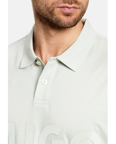 Hugo Boss Polo Doniee oversize fit de algodón con logo tonal
