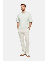 Hugo Boss Polo Doniee oversize fit de algodón con logo tonal