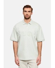 Hugo Boss Polo Doniee oversize fit de algodón con logo tonal