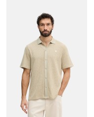 Guess Camisa SS Yarn Dyed Waffle Knit top