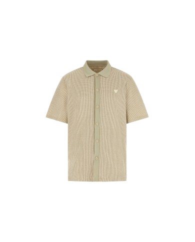 Guess Camisa SS Yarn Dyed Waffle Knit top