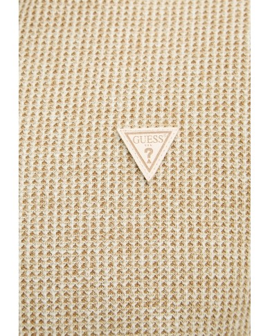 Guess Camisa SS Yarn Dyed Waffle Knit top
