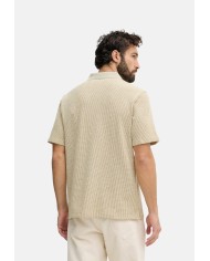 Guess Camisa SS Yarn Dyed Waffle Knit top