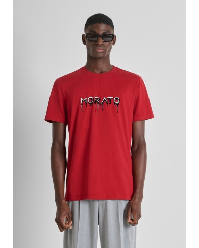 Antony Morato Camiseta Regular Fit con logotipo estampado