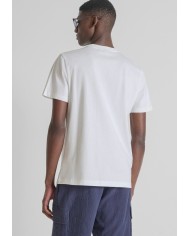 Antony Morato Camiseta Regular en mezcla de algodón interlock con estampado de escorpión.