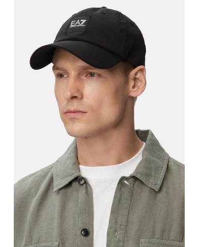 EA7 Emporio Armani Gorra de béisbol en mezcla de algodón