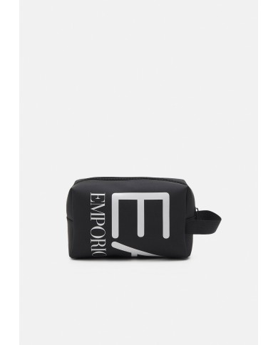 EA7 Bolso con cremallera y acabado engomado Serie Logo.