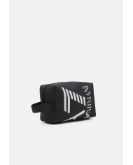 EA7 Bolso con cremallera y acabado engomado Serie Logo.