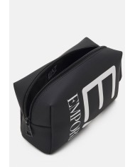 EA7 Bolso con cremallera y acabado engomado Serie Logo.