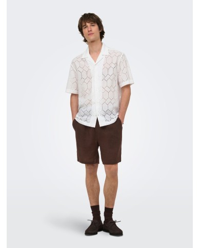 Only & Sons Camisa Onsaron Loose Fit SS Resort Shirt