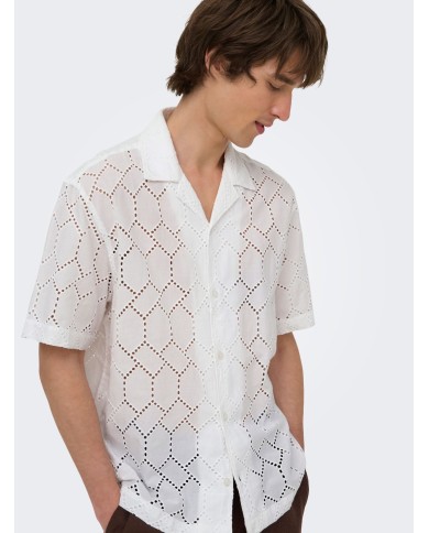 Only & Sons Camisa Onsaron Loose Fit SS Resort Shirt