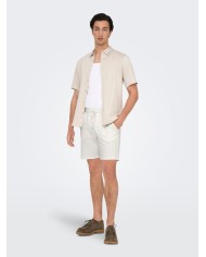 Only & Sons Bermudas Onskian Cintura media Corte straight Shorts