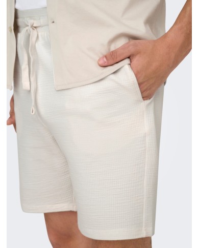 Only & Sons Bermudas Onskian Cintura media Corte straight Shorts