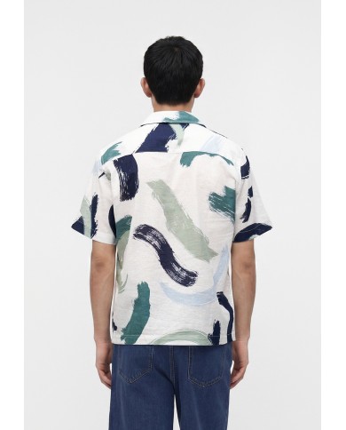 Only & Sons Camisa Onscaiden Reg Fit AOP Linen Blend