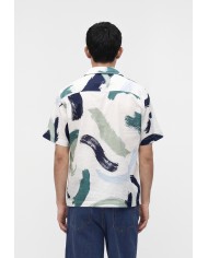 Only & Sons Camisa Onscaiden Reg Fit AOP Linen Blend